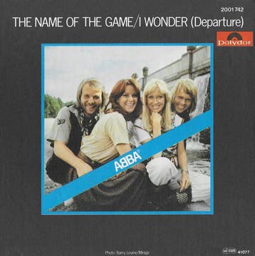 vinyl single 7 inch - ABBA - The Name Of The Game / I Won..., Verzenden, Zo goed als nieuw, 7 inch, Pop
