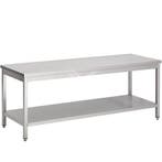 Rvs woktafel met bodemschap 600x700x600 mm, Verzenden, Nieuw in verpakking