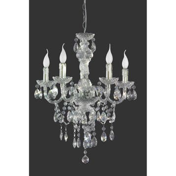 LED Kroonluchter - Trion Lucy - E14 Fitting - 5-lichts -, Huis en Inrichting, Lampen | Hanglampen, Ophalen of Verzenden, Nieuw