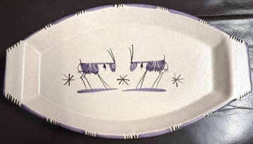 D Amore di Vietri - Schotel - L. 32 cm - Keramiek - Schaal