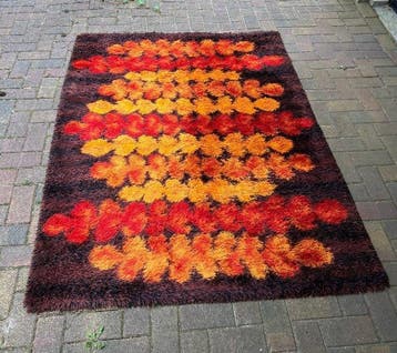 Vloerkleed - Vloerkleed - 198 cm - 144 cm - Vintage Space