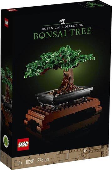 Lego Set - Art - LEGO Bonsai Tree 10281 Botanical Collection, Kinderen en Baby's, Speelgoed | Duplo en Lego, Nieuw