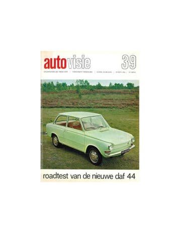 1966 AUTOVISIE MAGAZINE 39 NEDERLANDS, Nieuw, Author
