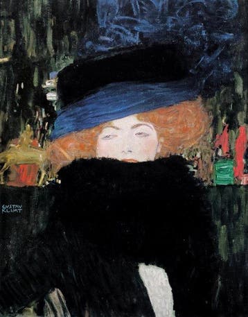 Gustav Klimt (1862–1918) (after) - Lady with Hat and
