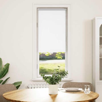vidaXL Rolgordijn verduisterend 60x130cm stofbreedte 55,7 cm, Verzenden, Nieuw, Wit