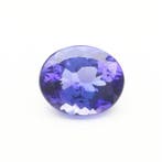 1 pcs Blauw, Violet Tanzaniet - 4.16 ct - International, Nieuw
