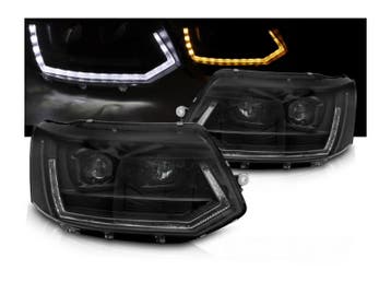 Full LED koplampen T6 Look Black geschikt voor VW T5, Verzenden, Nieuw, Volkswagen
