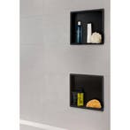Wiesbaden Inbouwnis | Demis | 30x30x10cm | Mat Zwart, Doe-het-zelf en Verbouw, Sanitair, Ophalen of Verzenden, Nieuw, Bad