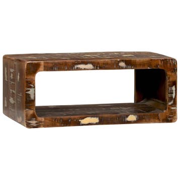 vidaXL TV-kast Multikleur 60 x 30 x 25 cm Massief gerecycled, Verzenden, Nieuw