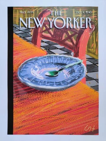 David Hockney - The New Yorker -  The Breakfast Plate