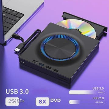 Draagbare Externe USB 3.0 Blu-ray/DVD Brander voor Laptop &, Verzenden, Nieuw