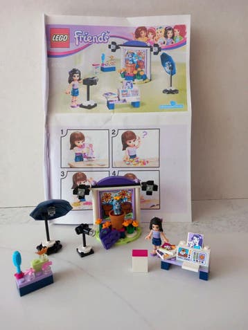 LEGO Friends Emma#039s Fotostudio 41305, Kinderen en Baby's, Zo goed als nieuw, Complete set, Lego, Friends