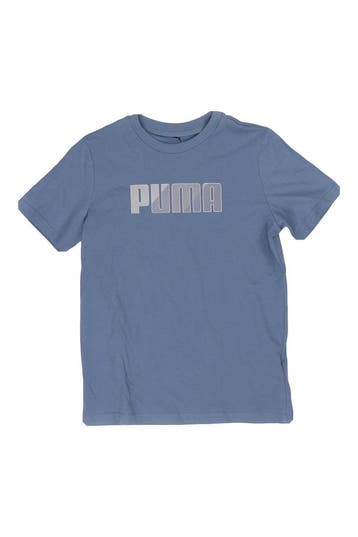 Puma T-shirt Jongens in maat 164 Blauw, Verzenden, Zo goed als nieuw, Puma, Jongen of Meisje
