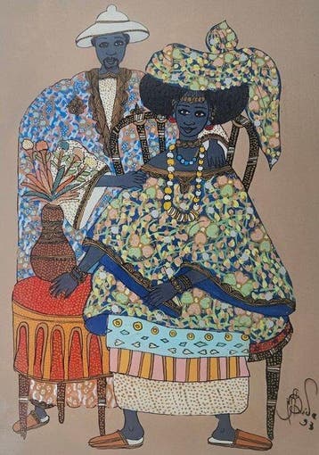 Alioune Birahim Fall dit MBida (1949-2012) - Yong couple