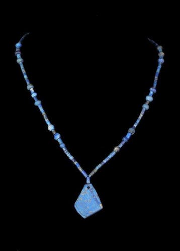 West-Aziatisch lapis lazuli Kralenketting (Zonder
