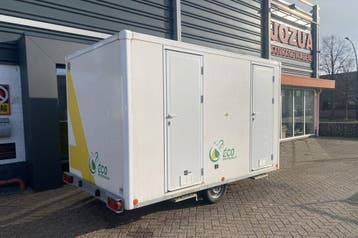 Schaftwagen met toilet, Auto diversen, Aanhangers en Bagagewagens, Ophalen, Zo goed als nieuw