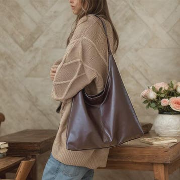 Ruime Vintage Hobo Tas Dames - Stijlvolle Schoudertas voor D, Verzenden, Nieuw