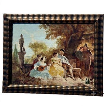 Fritz Zschiesche (1926-2012), signed V. Neuberg - Höfische