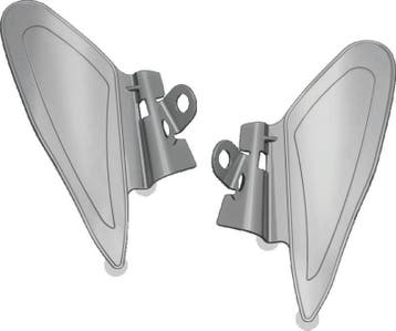 Kuryakyn Saddle Shields Heat Deflectors 14-Up Indian, Ophalen of Verzenden