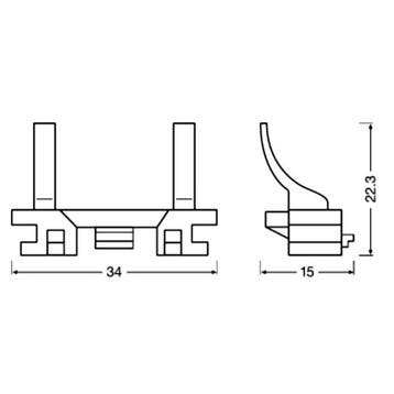 Osram LEDriving Adapters H7 Night Breaker LED 64210DA04, Auto-onderdelen, Verlichting, Verzenden, Nieuw