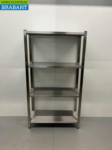 HCB RVS Opbergrek Rek Stelling Premium-line 100 x 40 x 180, Ophalen of Verzenden, Nieuw in verpakking