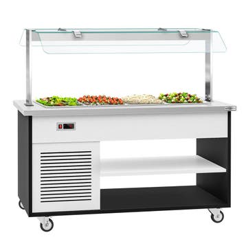 GGM Gastro | Buffetwagen koud DANZIG - 1600mm - voor 4x GN |, Verzenden