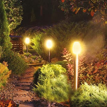 LED Tuinverlichting - Buitenlamp - Staand - RVS, Tuin en Terras, Staande lamp, Nieuw, Ophalen of Verzenden, Rvs