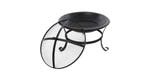 Atlanta vuurschaal zwart Stevig staal Diameter 51cm Terra..., Verzenden, Nieuw