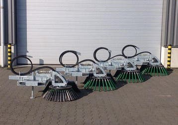 aftakas aangedreven onkruidborstel klein, Nieuw