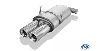 FOX BMW E36 318is einddemper Ø63.5 - 2x90 type 13, Verzenden, Nieuw