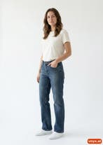 Wrangler Jeans Dames maat WW34 / L34 Blauw Vintage, Ophalen of Verzenden, Nieuw