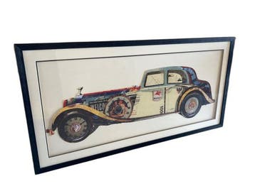 Veiling - 3D schilderij Rolls Royce, Nieuw