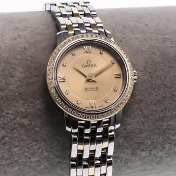 OMEGA - 24,4 mm, Stainless steel and 18K yellow gold - De, Nieuw