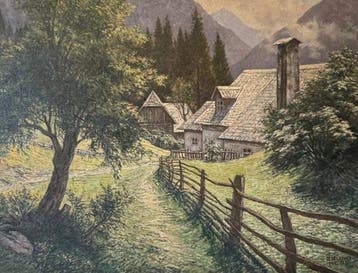 Bruno Hess (1888-1949) - Motiv bei Eisenerz (Steiermark)