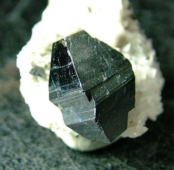 CW1941 Prachtig anatase op adulariet Kristal op matrix -, Verzamelen