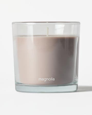 HEMA Geurkaars 10x10cm glas magnolia, Verzenden, Nieuw