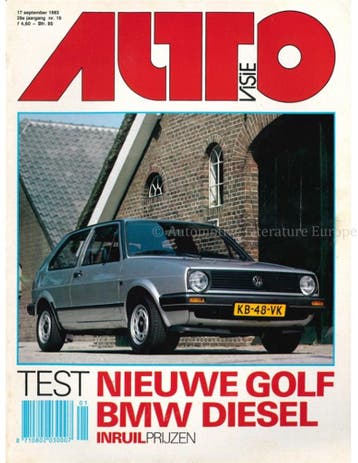1983 AUTOVISIE MAGAZINE 19 NEDERLANDS, Nieuw, Author