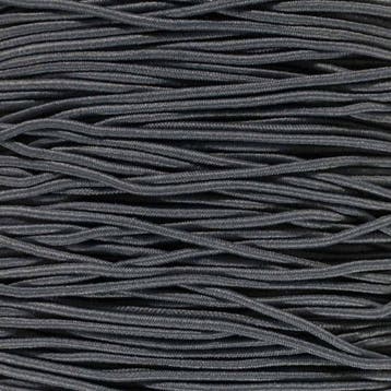 3mm Elastisch Touw - Donkergrijs - 50 meter op rol, Ophalen of Verzenden, Nieuw