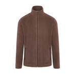 GGM Gastro | KARLOWSKY | Heren Werkkleding Fleece Jas |, Maat 52/54 (L), Bruin, Verzenden, Nieuw