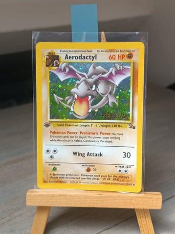Pokémon - 1 Card - Aerodactyl First edition - WOTC - Fossil, Nieuw