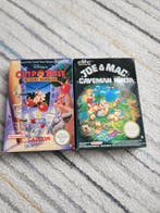 Nintendo - Nes - Chipn Dale - Joe & Mac Caveman 2x NES CIB, Nieuw