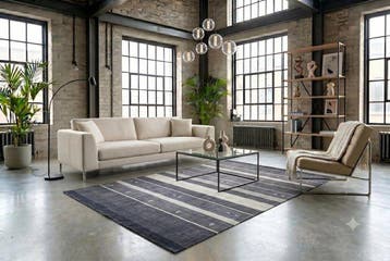 Gestreepte Gabbeh - Vloerkleed - 210 cm - 140 cm -, Nieuw