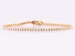 Armband - 14 karaat Geel goud - 3.52ct. tw. Diamant, Nieuw
