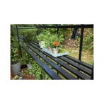 Halls kweektafel Qube, geïntegreerd - zwart gecoat, Verzenden, Nieuw