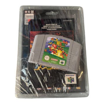 Super Mario 64 met Piranha memorycard en rumblepack -, Spelcomputers en Games, Games | Nintendo 64, Verzenden, Nieuw