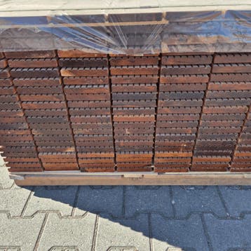 Vlonderplank Bangkirai 2450x145x21mm, Ophalen of Verzenden, Nieuw