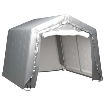 vidaXL Opslagtent 300x300 cm staal grijs, Tuin en Terras, Verzenden, Nieuw