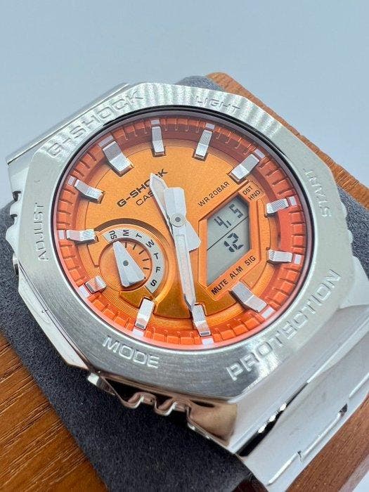 Casio - G-SHOCK Metal-Bezel & Band GM-2110D Series - Zonder, Sieraden, Tassen en Uiterlijk, Horloges | Heren