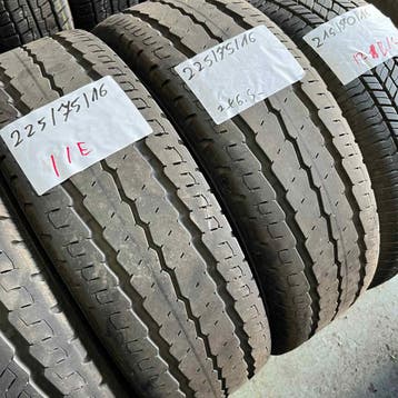 2 x Continental Vanco 225-75-16 C Zomerbanden 6,5mm, 16 inch, Ophalen of Verzenden, Band(en), Bestelwagen