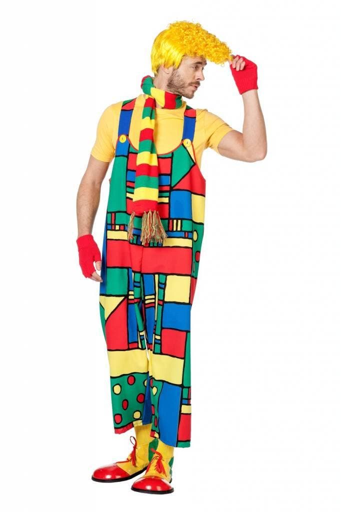 Latzhose mondriaan man, Kleding | Heren, Carnavalskleding en Feestkleding, Nieuw, Ophalen of Verzenden